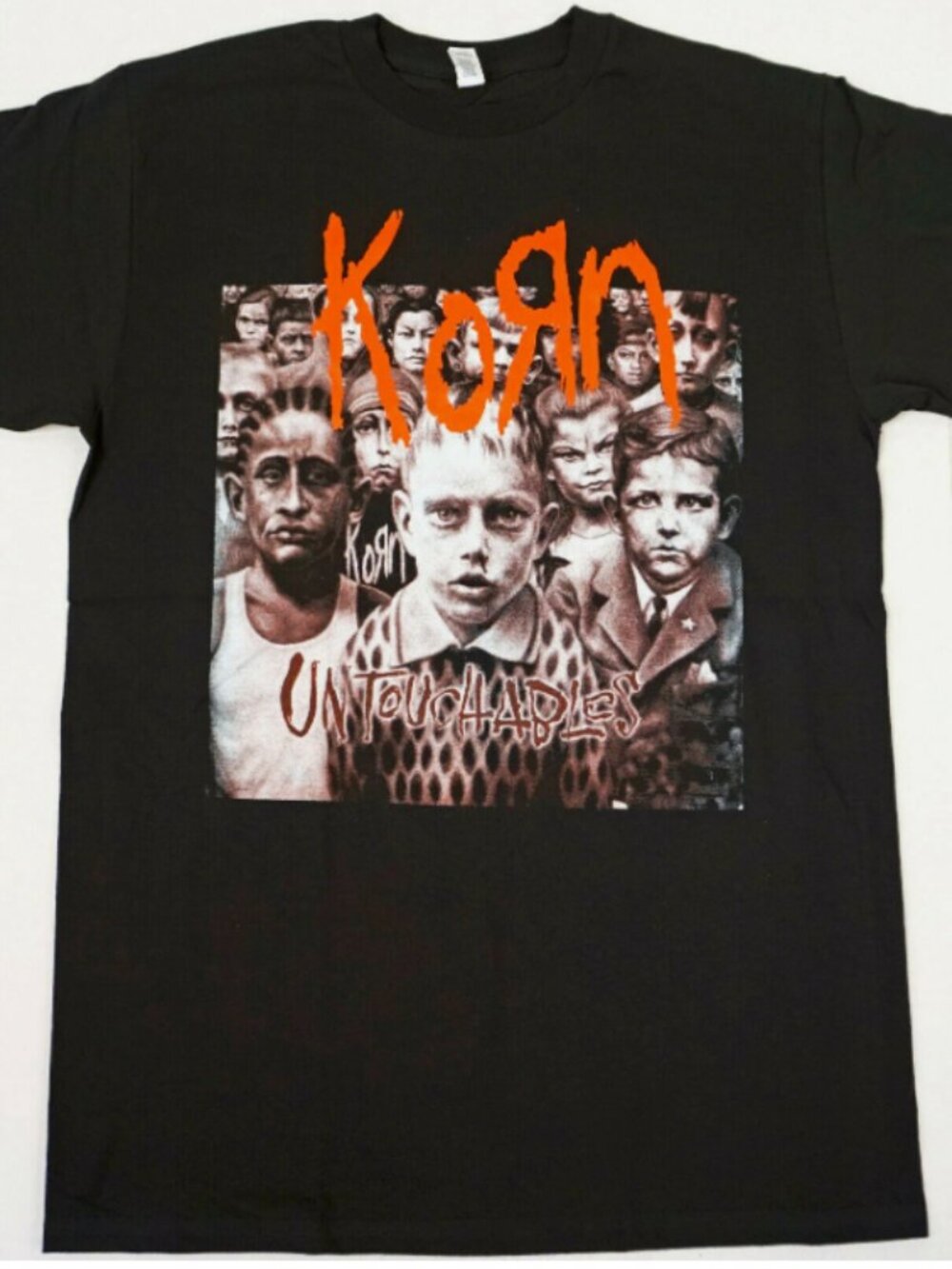 rare KORN Untouchables Nu Metal Alternative Rock Men's Tee New xxl